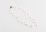 Pearl Floater Necklace (Double)