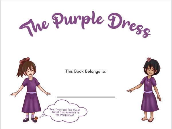 the purple dress story The Purple Dress Children's Book (hard or softbound) Pearls With Purpose