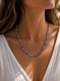 India Gemstone 3mm Necklace