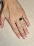 Gold Wire Pearl Ring