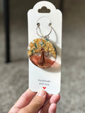 Resin Tree of Life Gold/Silver Foil - Uganda