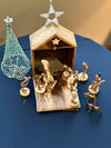 African Nativity- Handcrafted Bark Cloth and Banana Stem