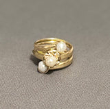 10K Gold Spiral Wrap Ring