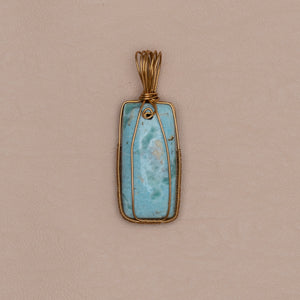 Larimar Pendant-Large Stone