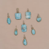 Larimar Pendant- Small Stone